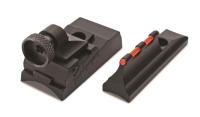 Traditions Peep Sight Fiber Optic Sight System - For Traditions & CVA Straight, Non-Tapered Barrels